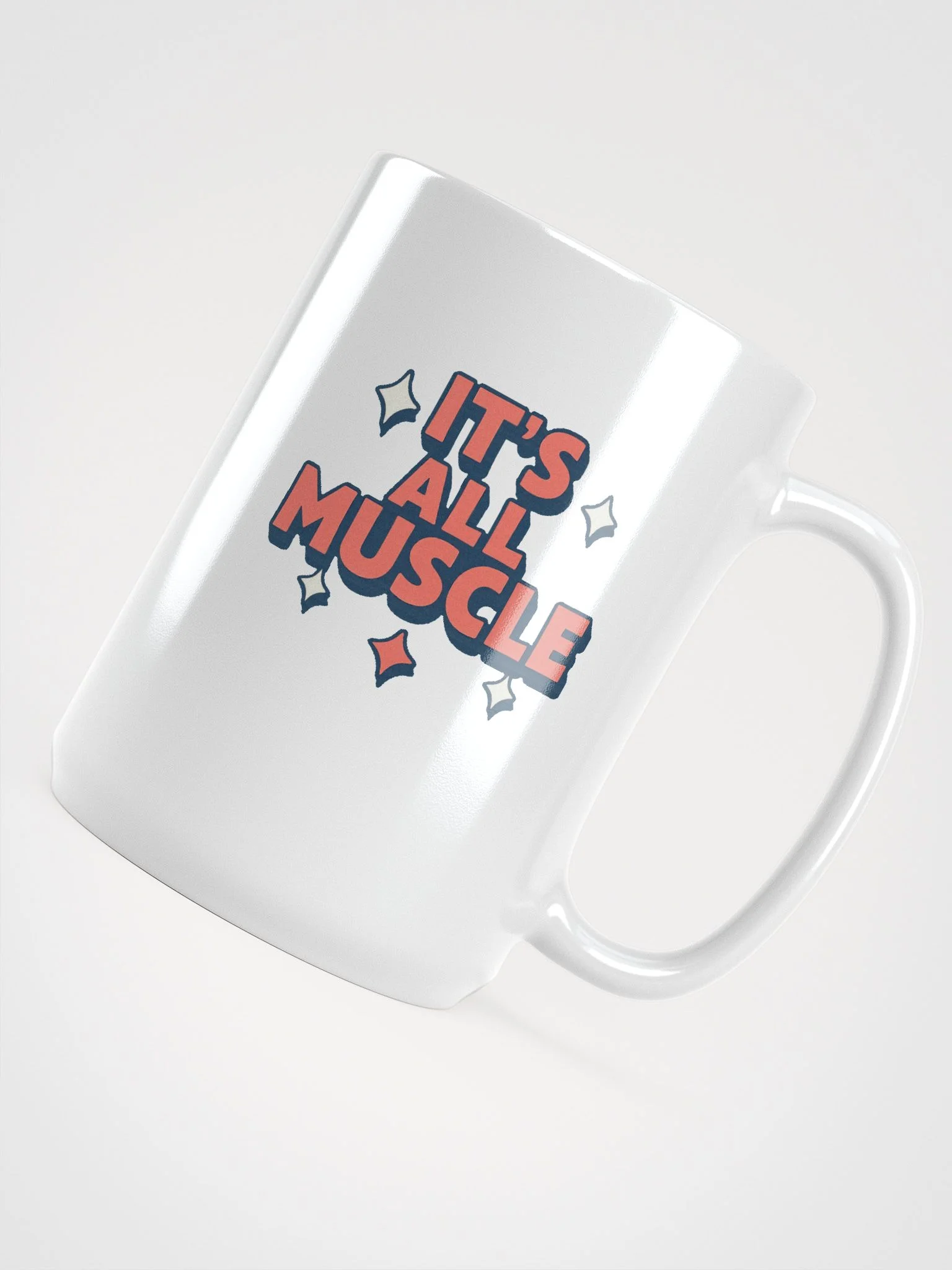 ITS ALL MUSCLE – Retro Typography Design product image (5)