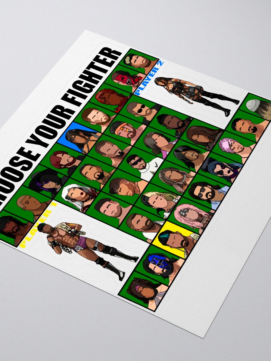 PEPW Choose Your Fighter Curk vs Katlyn Sticker product image (3)