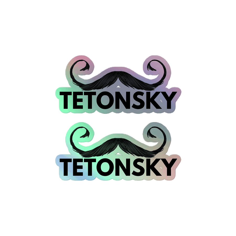 Holographic Teton Mustache product image (1)