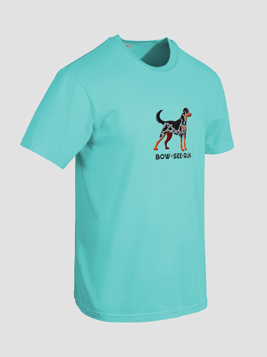 Bow-See-Run T-Shirt(Embroidered) of a Beauceron(Harlequin) product image (38)