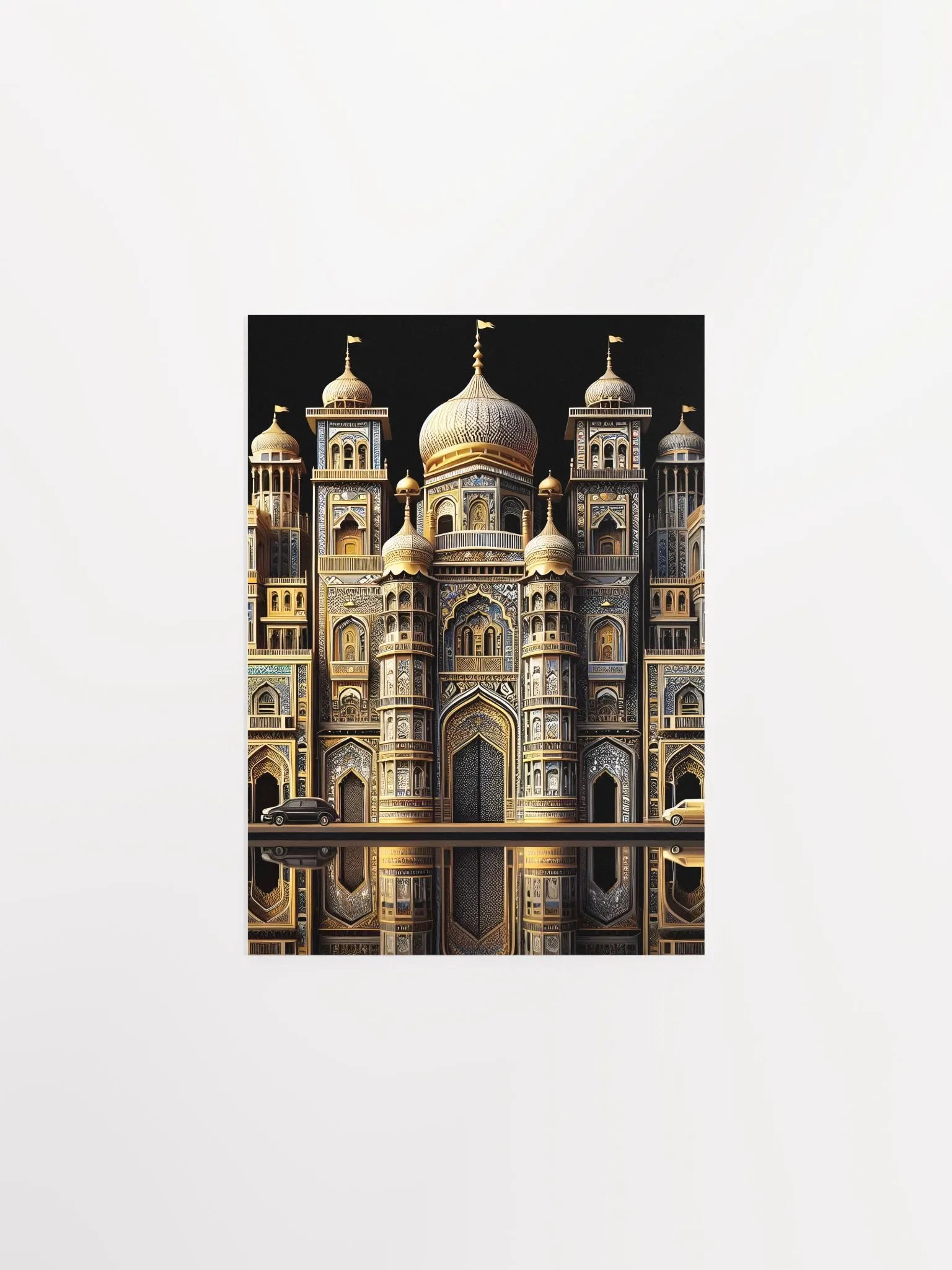 Golden Cityscape Dreamscape Poster product image (3)