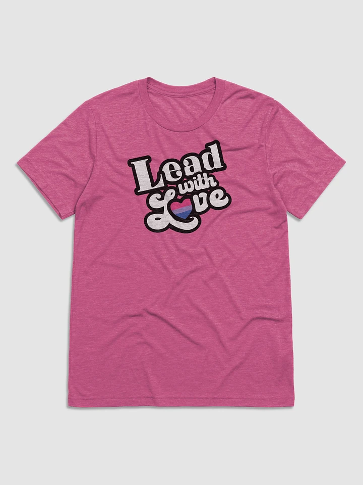 Lead With Love T-Shirt: Bisexual product image (9)