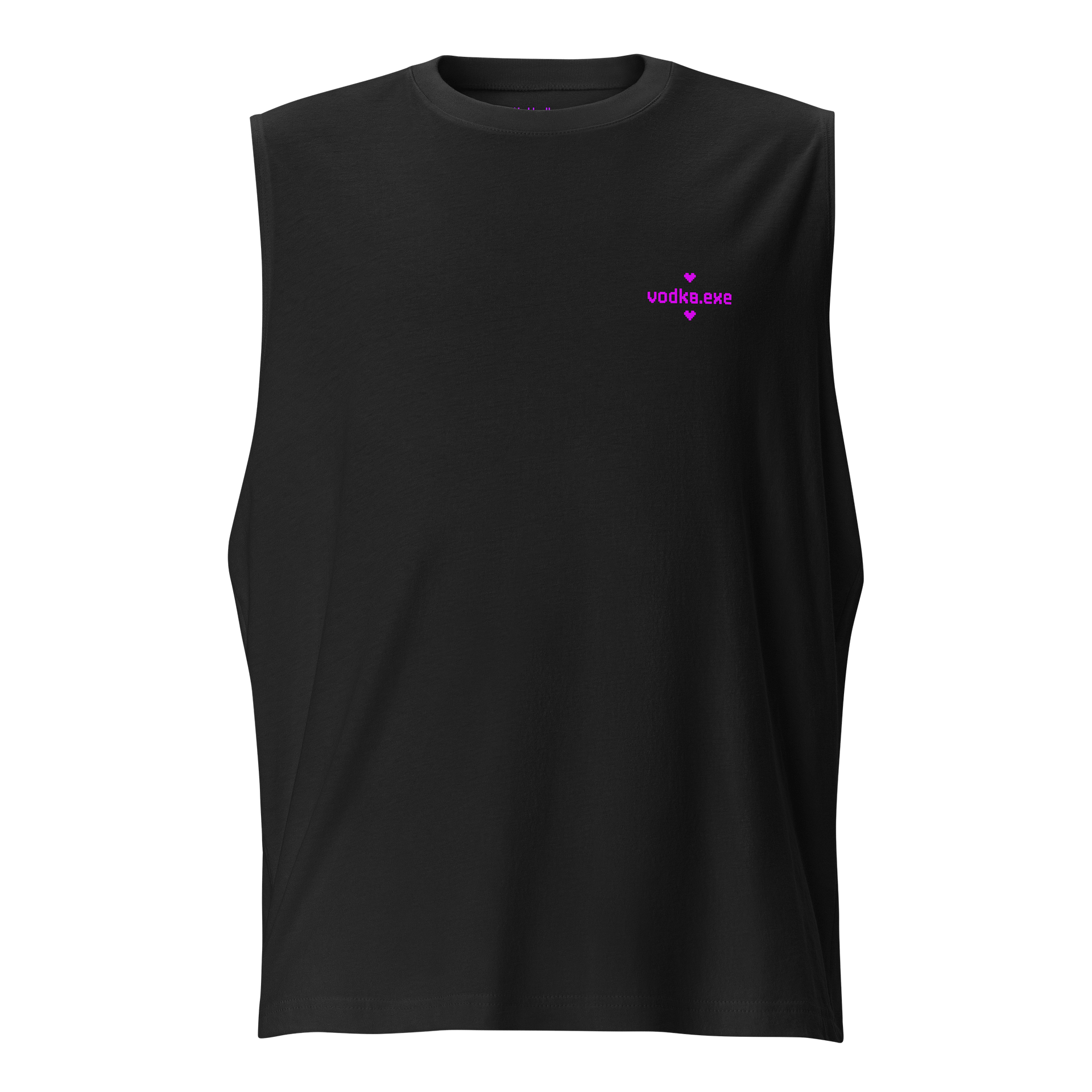 Pixelated Vodka.exe Muscle Tank product image (1)