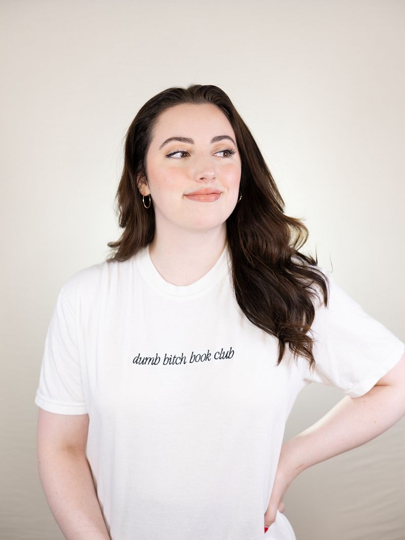 Dumb B Book Club Embroidered Tee