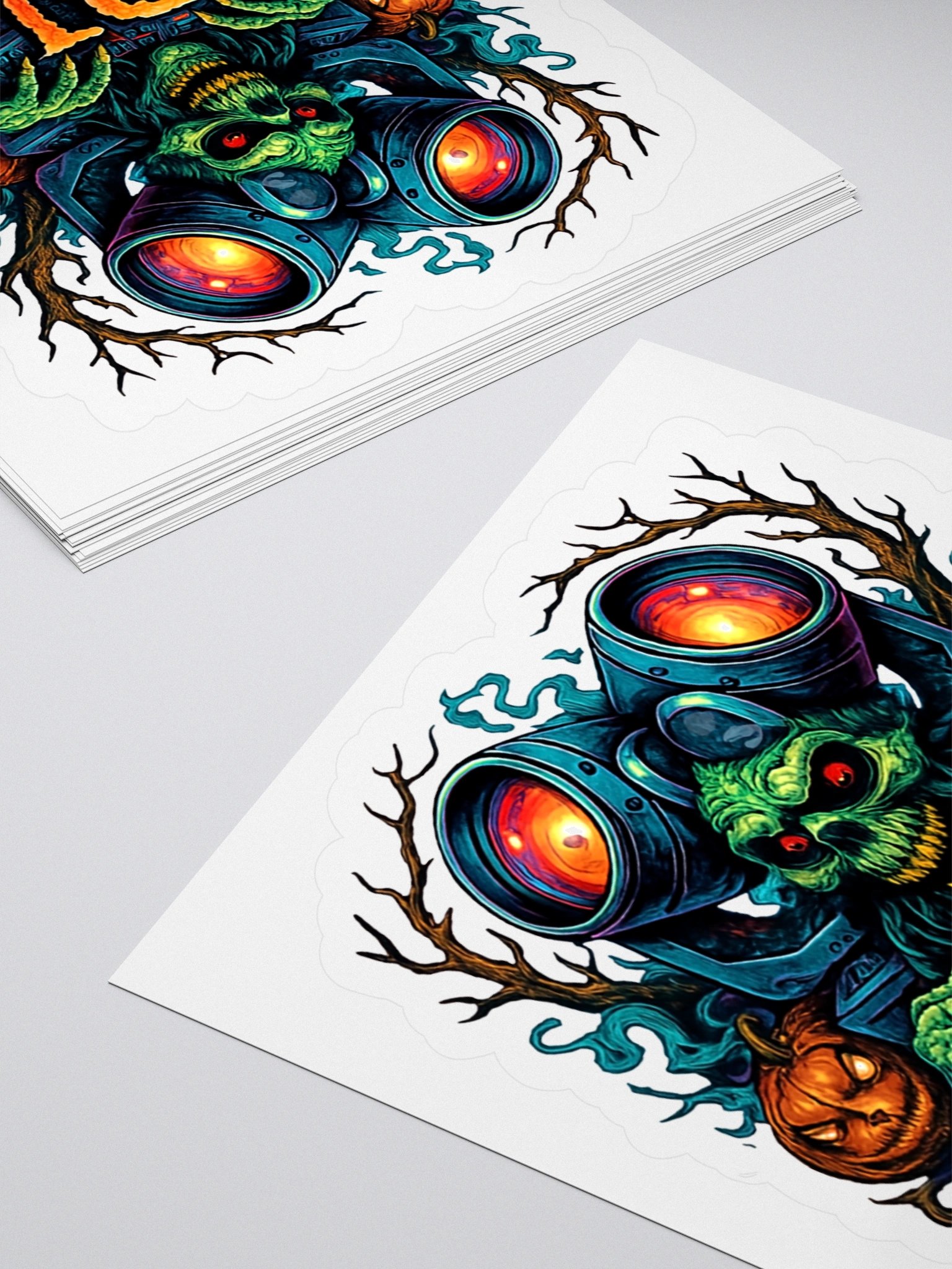 Theatrically Jerry: Halloween Series "DJ Monster" Kiss Cut Stickers product image (12)