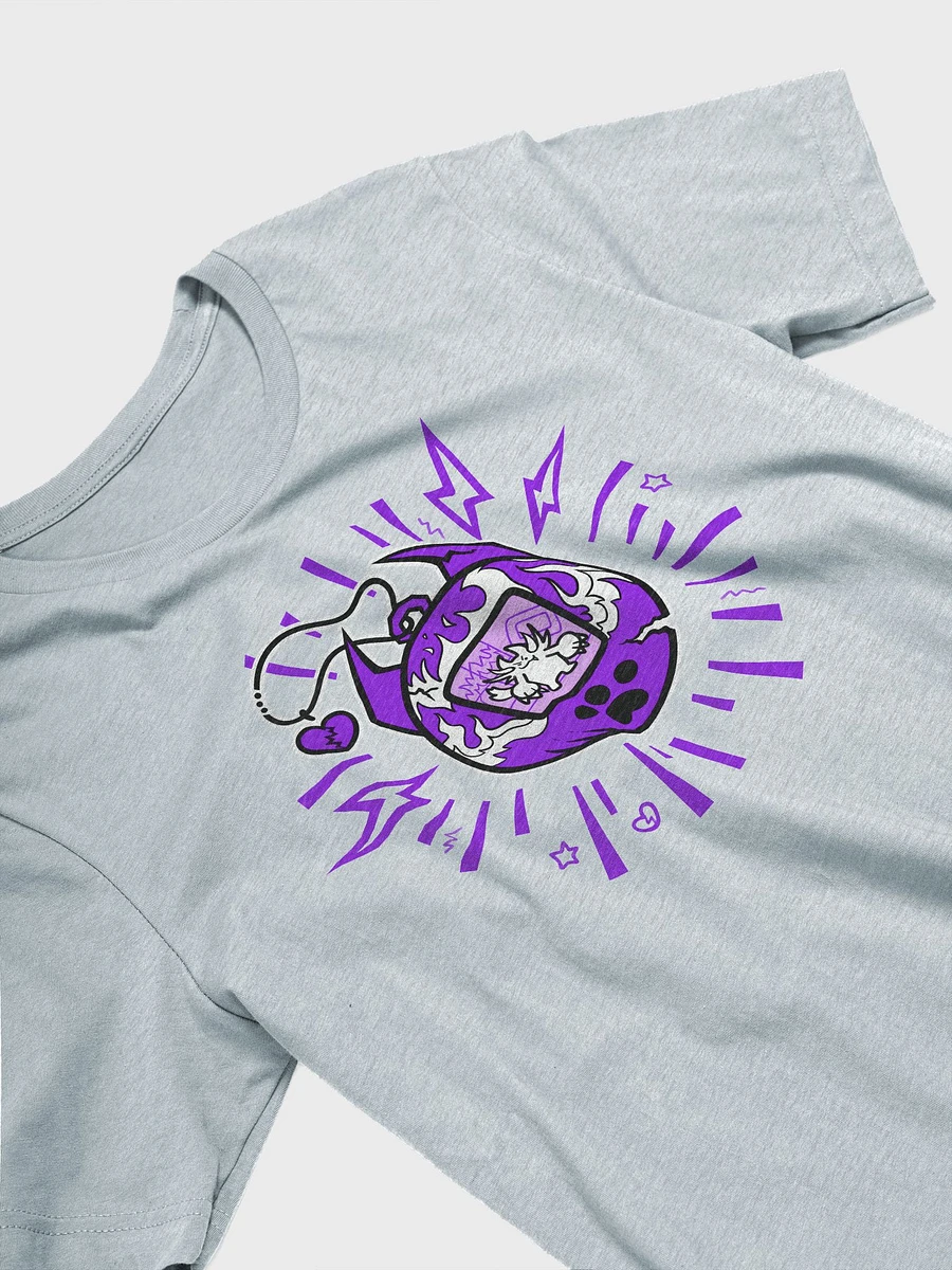 Heartbreaker Virtual Meow // T-Shirt - Purple - Light Mode product image (3)