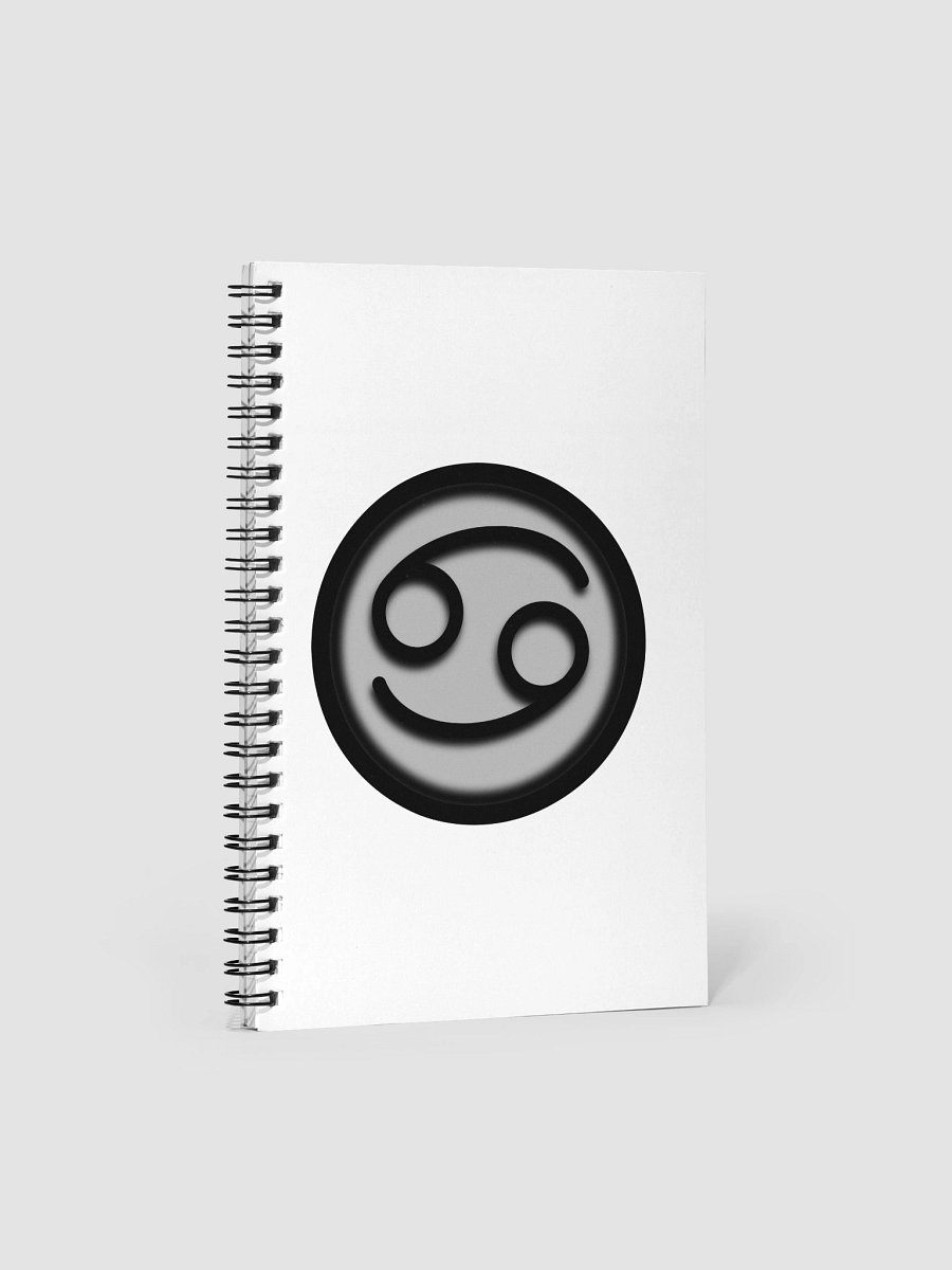 Astrology Symbol | Zodiac Sign | Cancer Spiral Notebook product image (1)