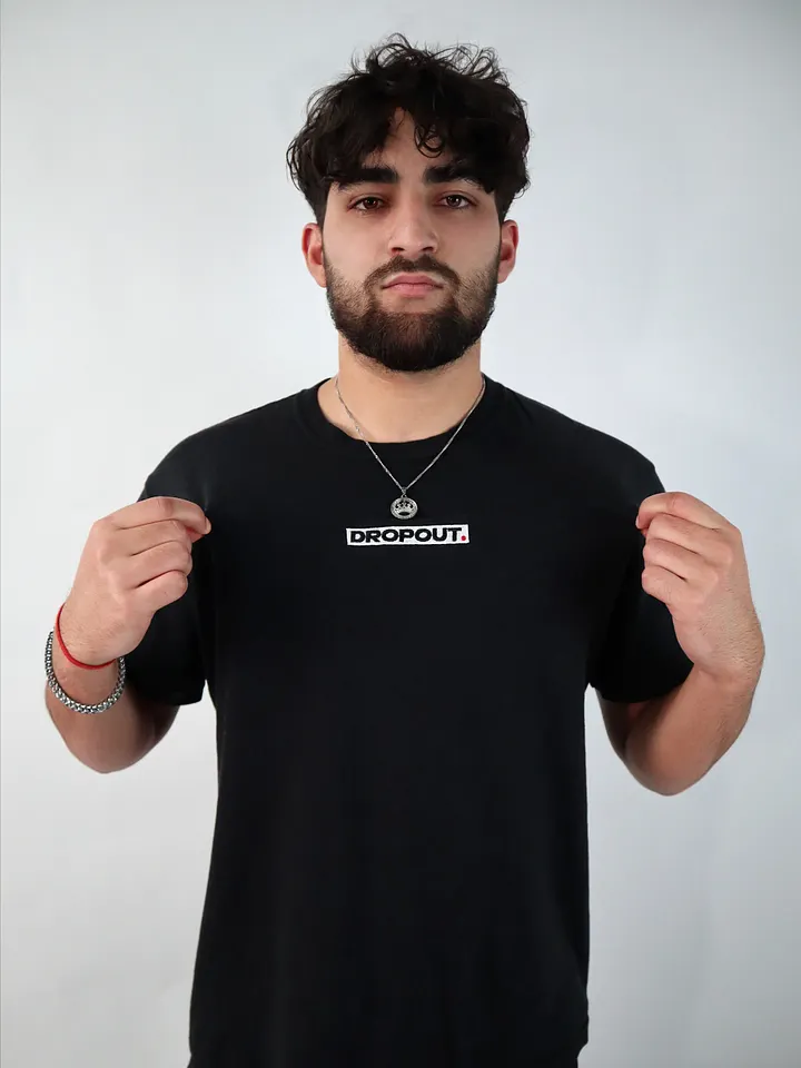 DROPOUTS: REBOOTED TEE (Black) product image (2)