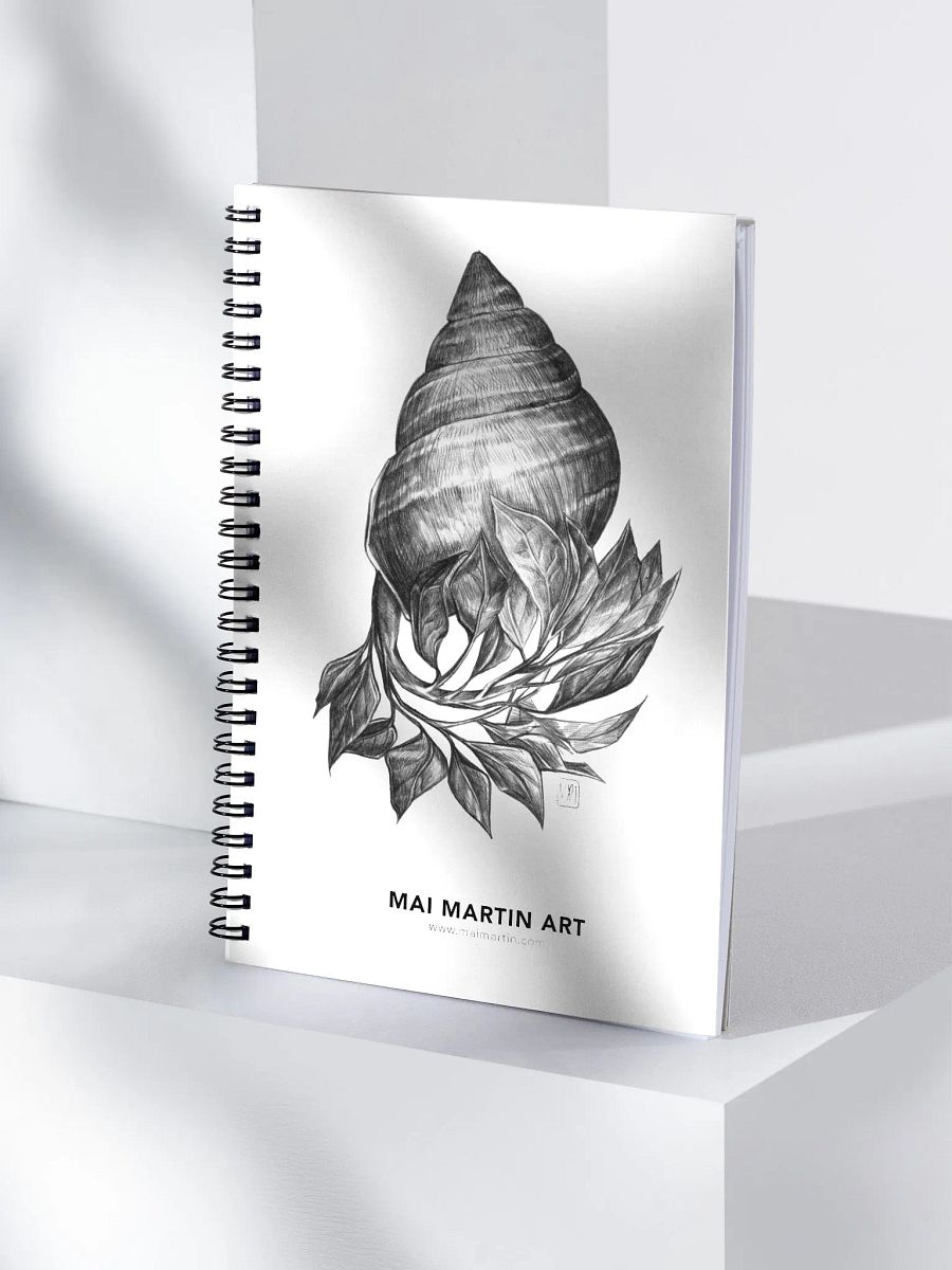Libreta Arte con Portada de Caracol Marino y Vegetación de Mai Martin product image (4)