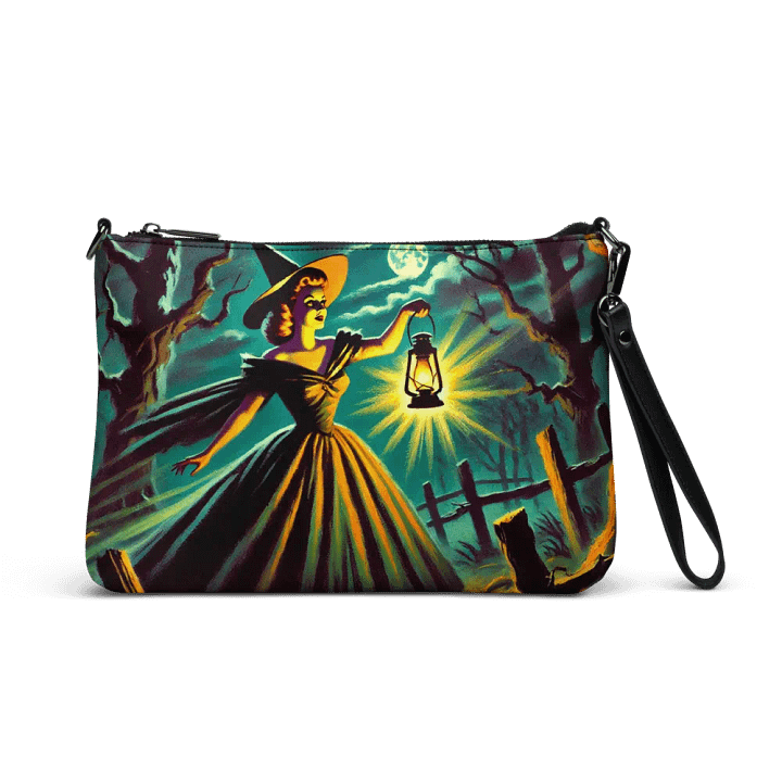 Witch in the Woods Halloween Crossbody Bag product image (1)