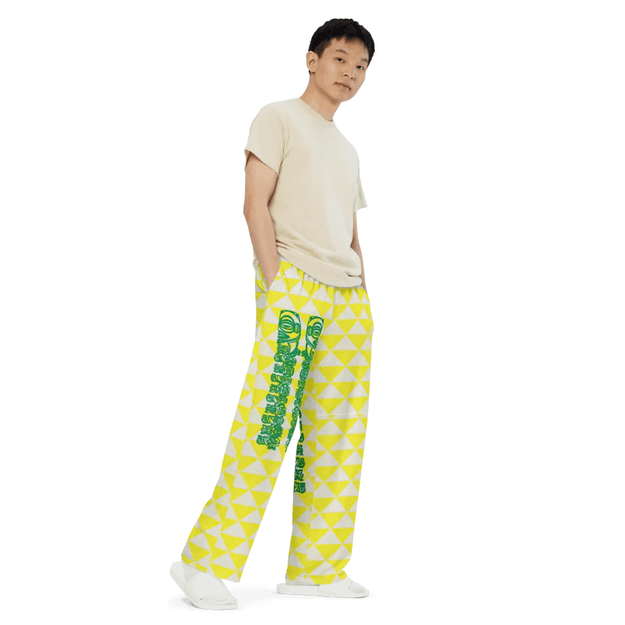 Spiral TIKI Unisex Wide-Leg Pants product image (7)