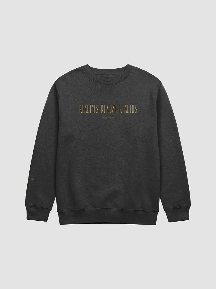 Real Eyes Realize Rea Lies w/Cross - Tupac - Lane Seven Premium Crewneck Sweatshirt product image (2)