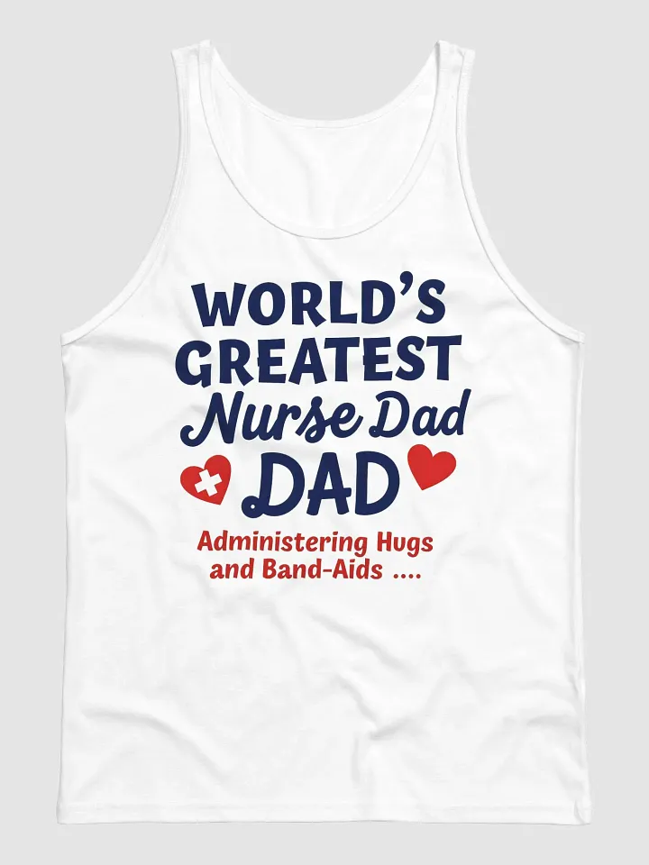 Nurse Dad Hugs & Band-Aids Tank product image (1)
