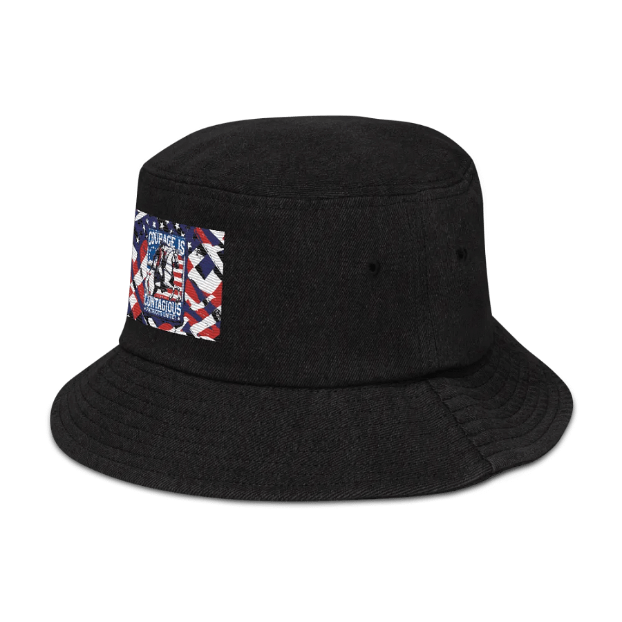 Courageous Patriots Denim Bucket Hat product image (4)