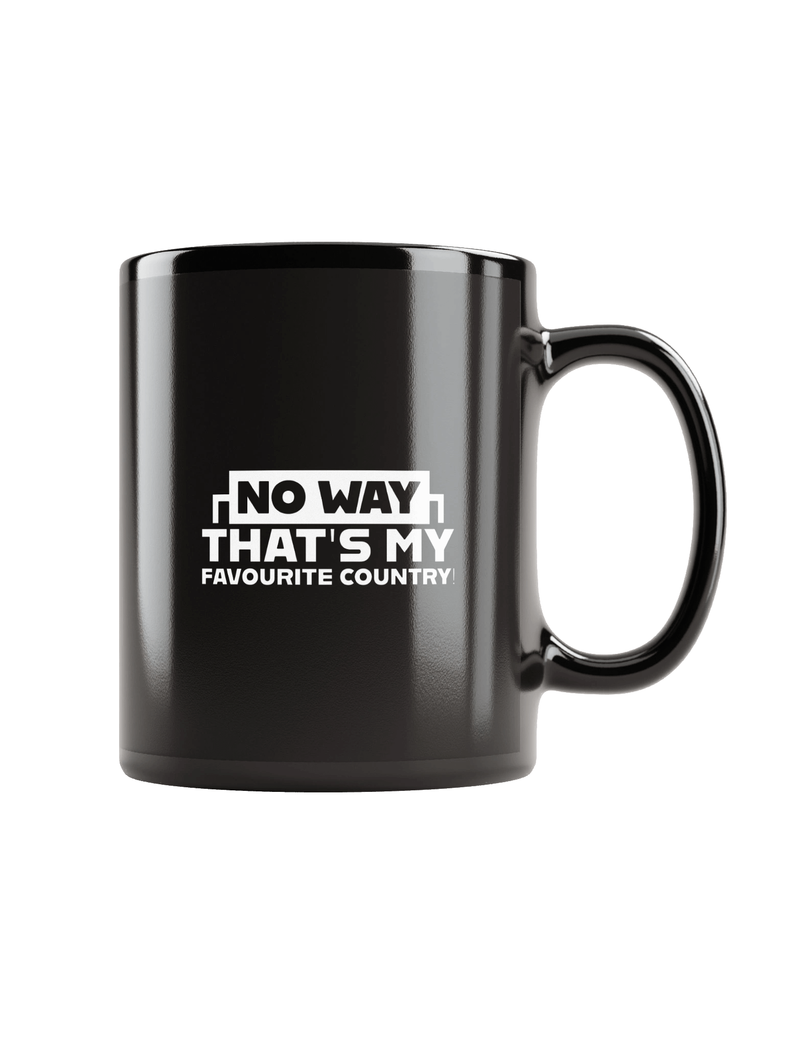 Black Favourite Country Mug product image (2)