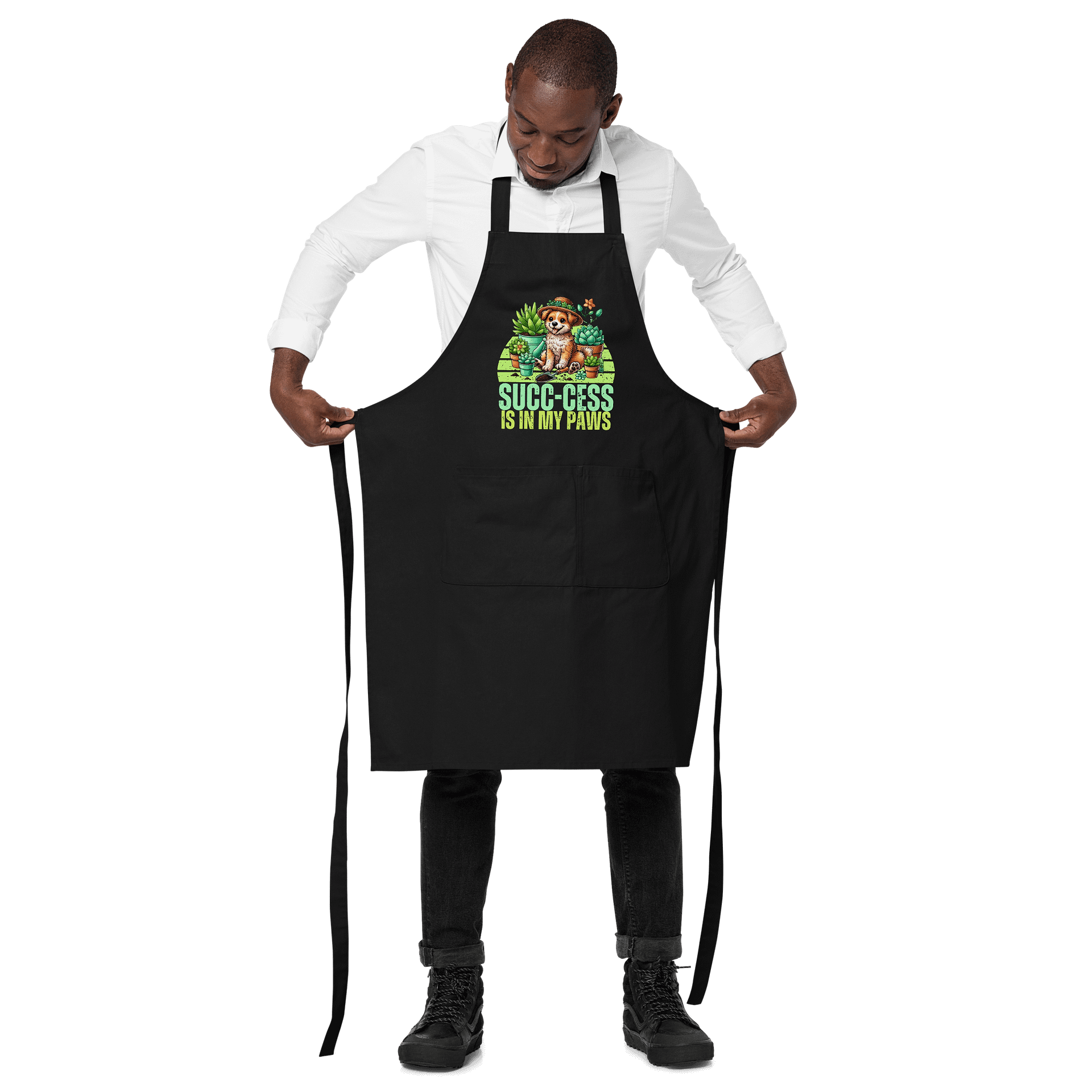 Succulent Gardening Dog Apron product image (3)