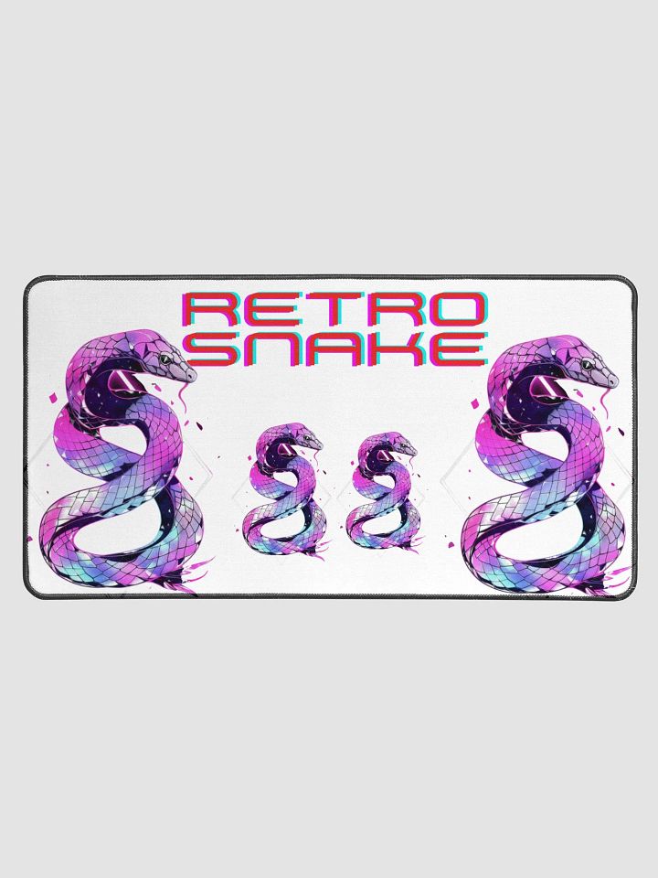 retro snake desk mat product image (1)