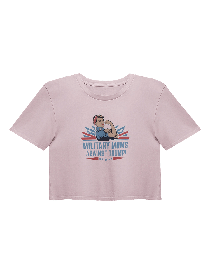 Military Moms Against Trump Crop Top product image (1)