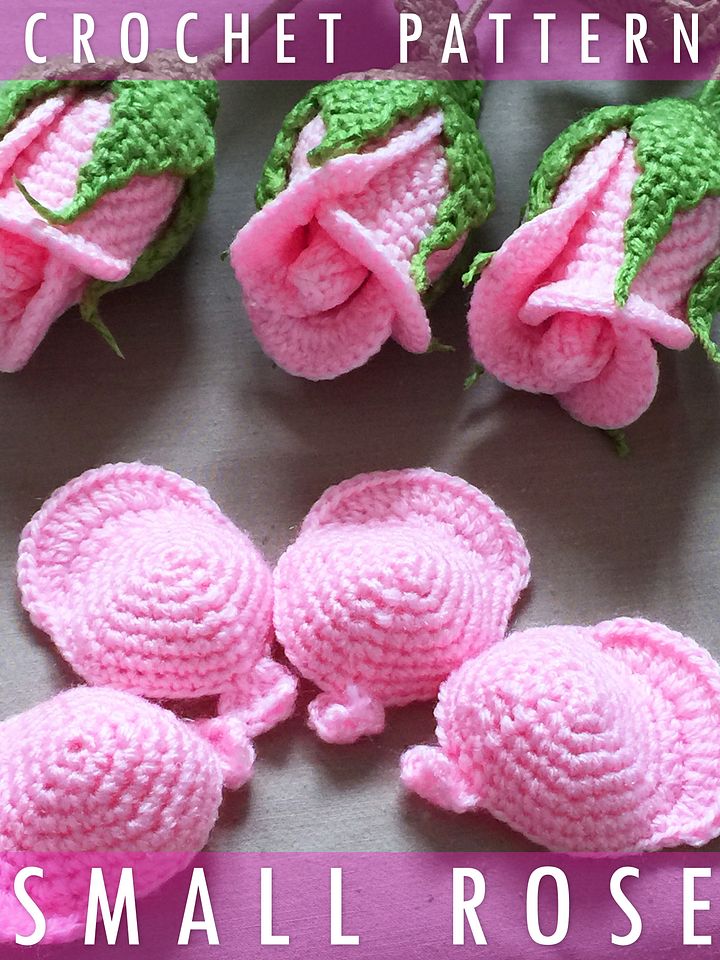 Small Rose Crochet Pattern product image (1)