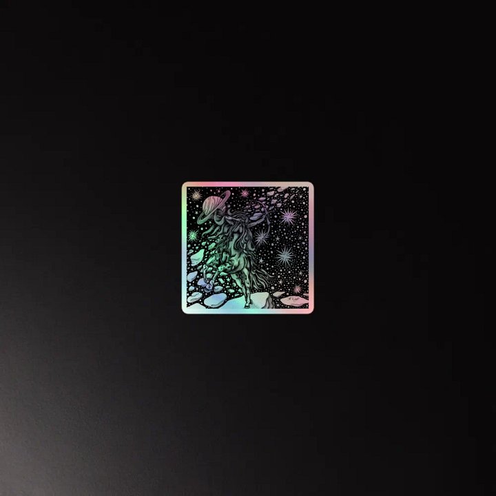 Sagittarius Zodiac, Holographic Sticker Sheet product image (2)