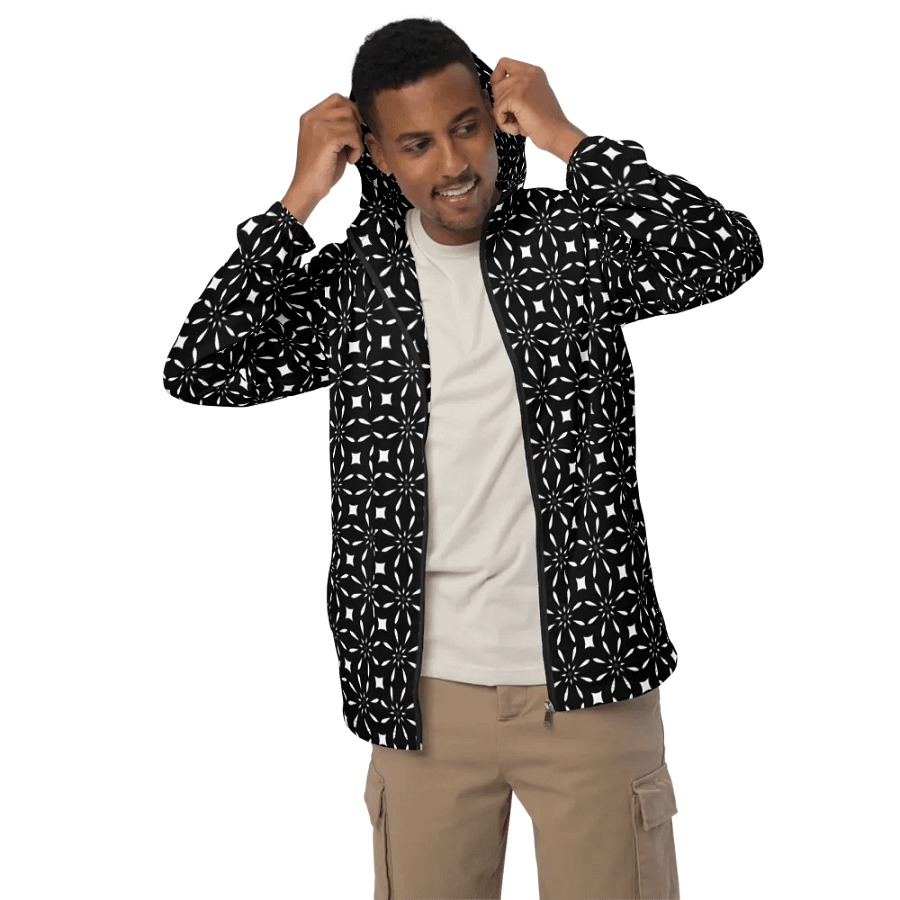 Geometric Grid Adventure Windbreaker product image (3)