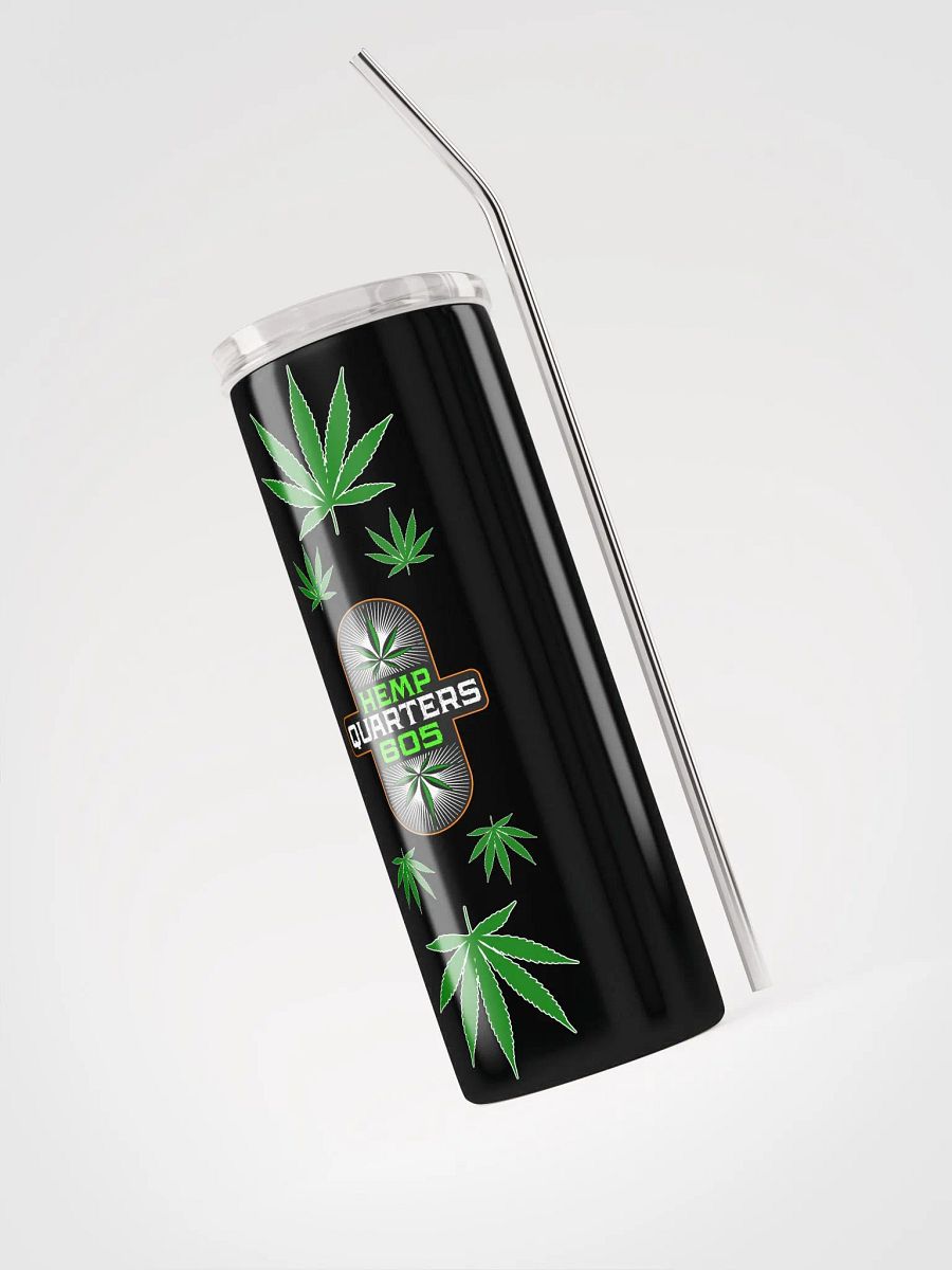 Hemp Quarters Black Steel Tumbler product image (3)