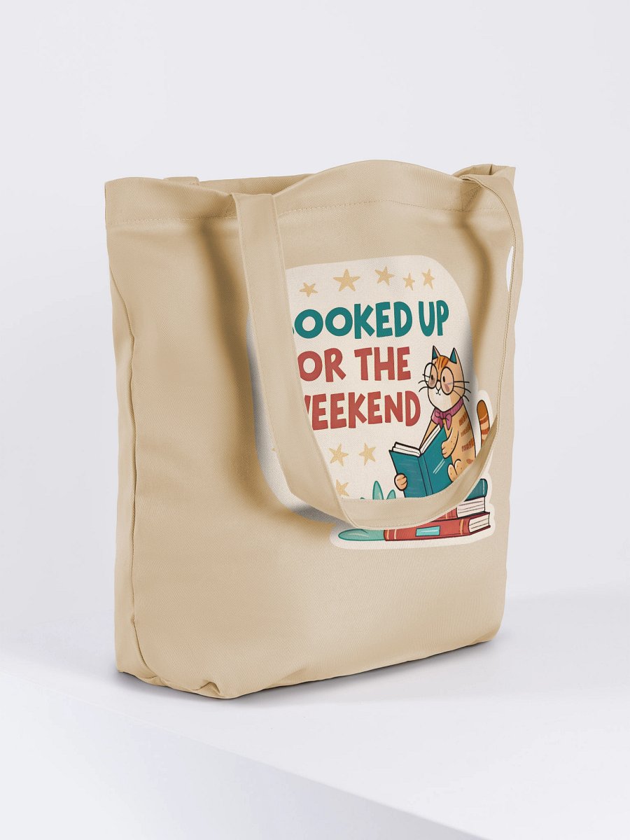 Feline Bookish Vibes Tote Bag product image (4)