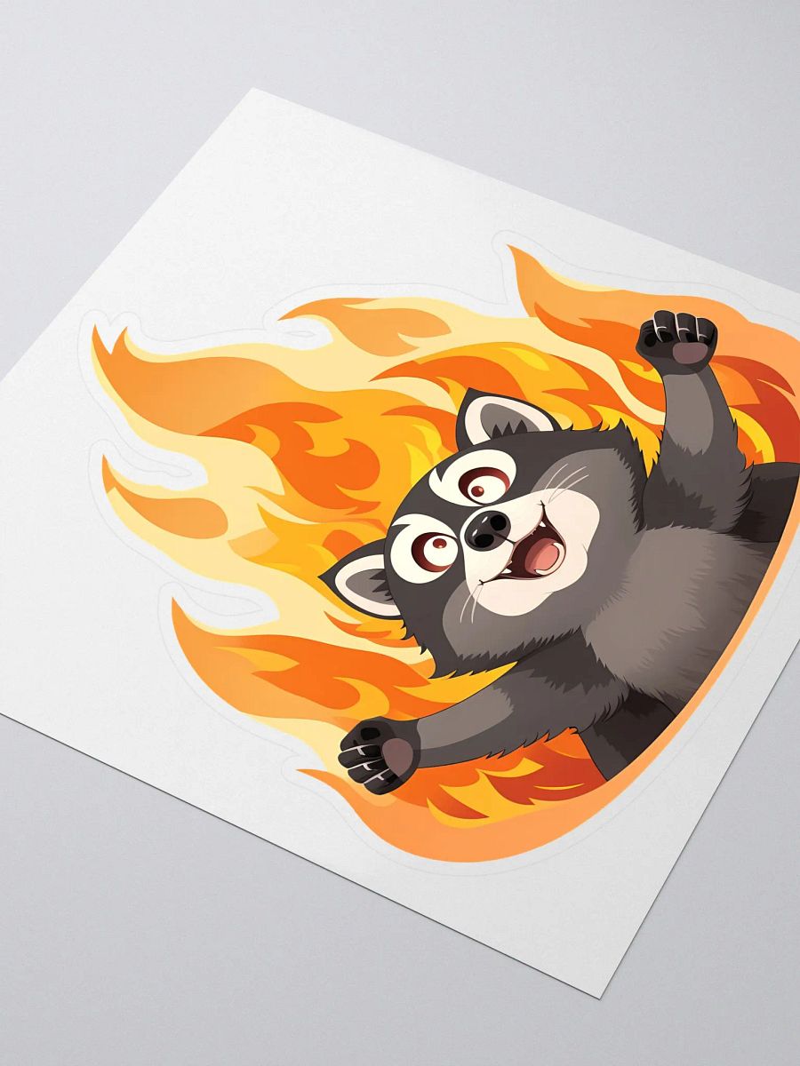 Chaos Raccoon Sticker product image (3)