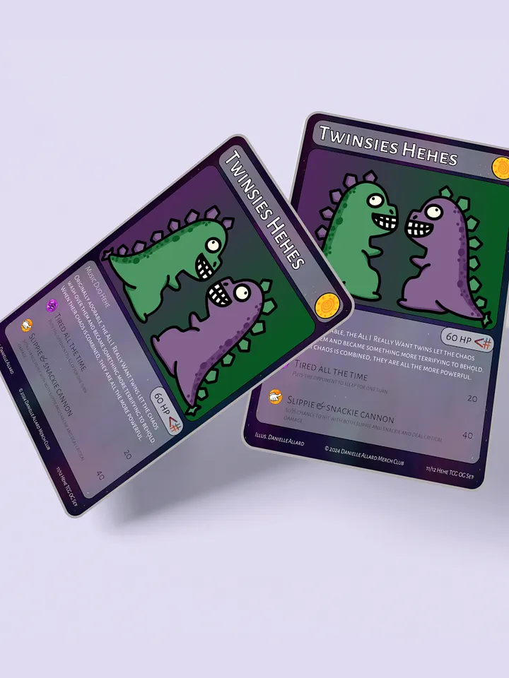 Twinsies Hehes Digital Card [Hehe TCG Card #11] product image (1)