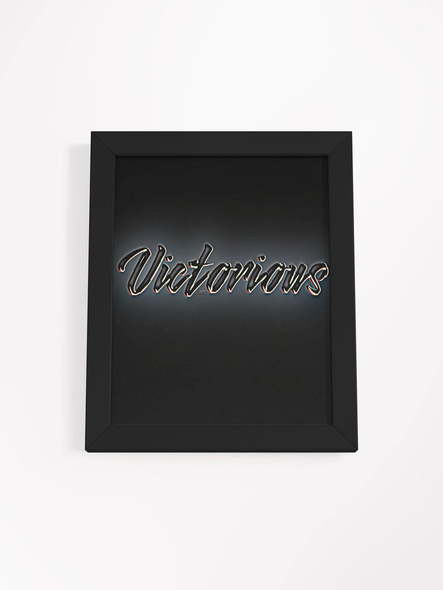 Victorious - Framed - Black - High-Quality Poster product image (1)