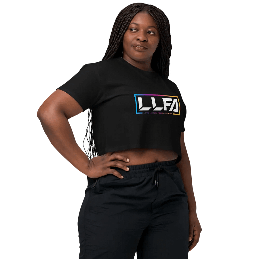LLFA Logo Premium Crop T-Shirt - Black product image (8)