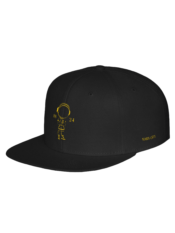 MARS CITY ALL GOLD ASTRONAUT 8824 LOGO OTTO WOOL SNAPBACK TRUCKER HAT (11 COLORS) product image (2)