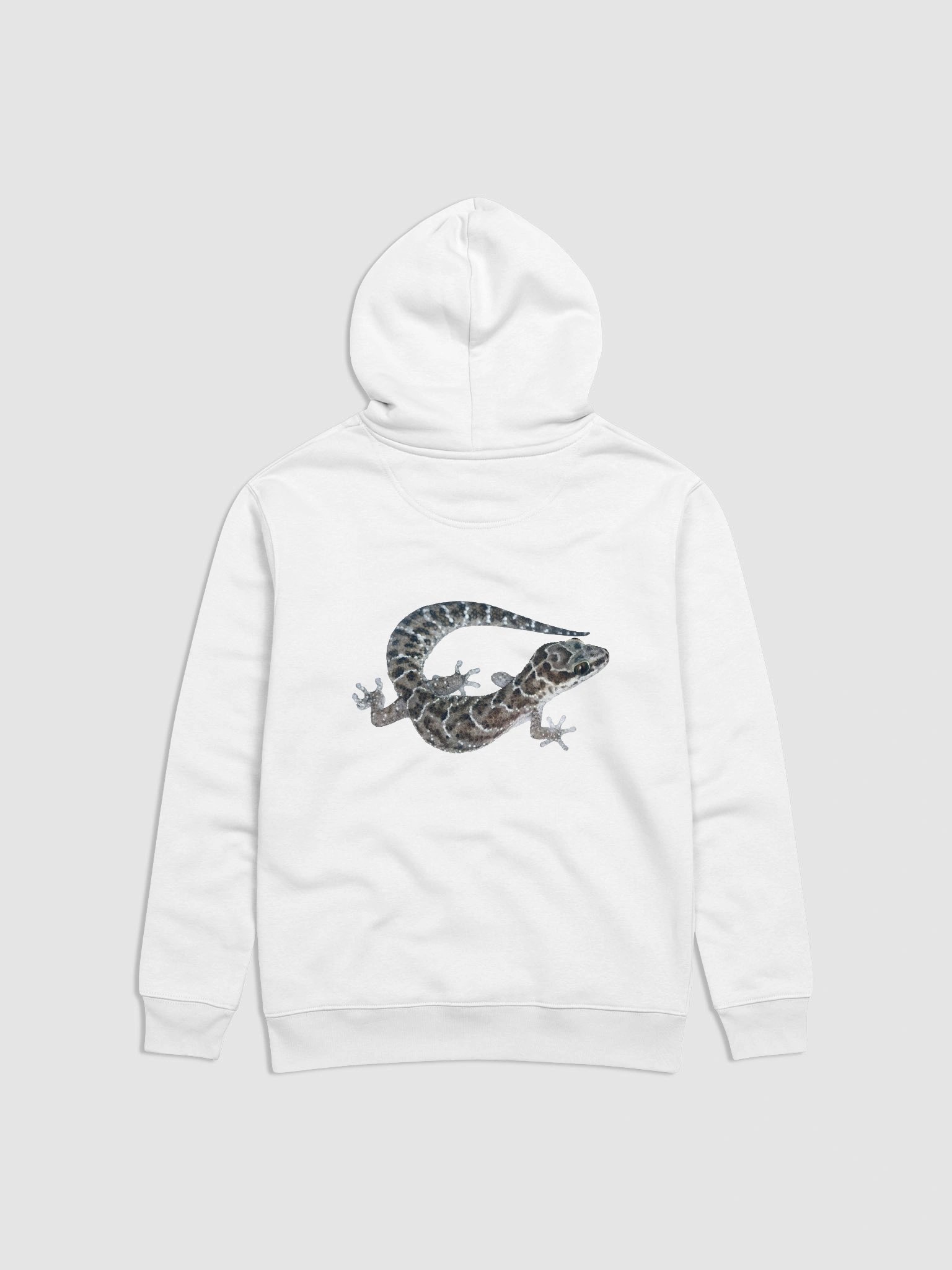 Van Son’s Thick-toed Gecko Organic Cotton hoodie -plain product image (1)
