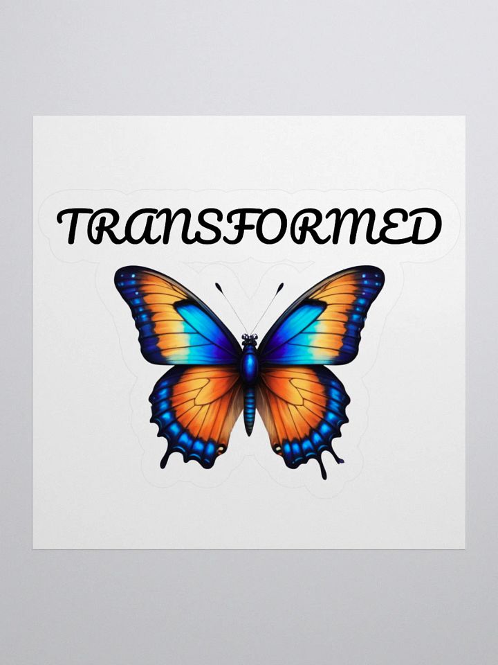 Vibrant Butterfly Kiss Cut Stickers product image (1)