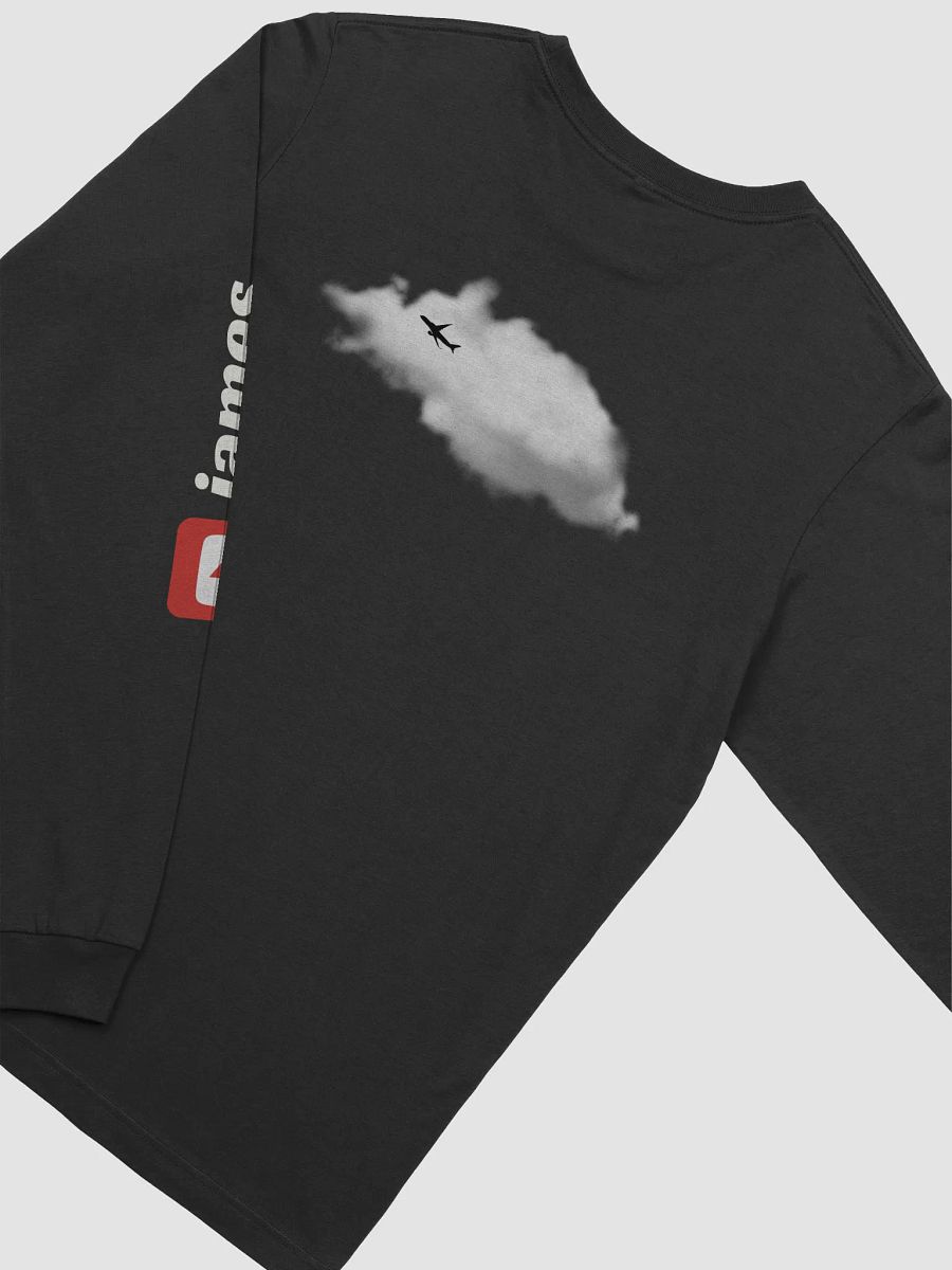 💤 First Class Pyjama Long Sleeve Top (Black) - Two-Tone Blue Tailfin product image (4)