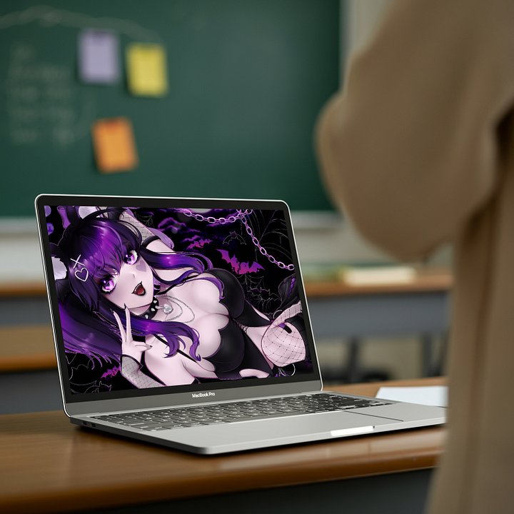 ShyHexed Gothic Wings Desktop Art product image (2)