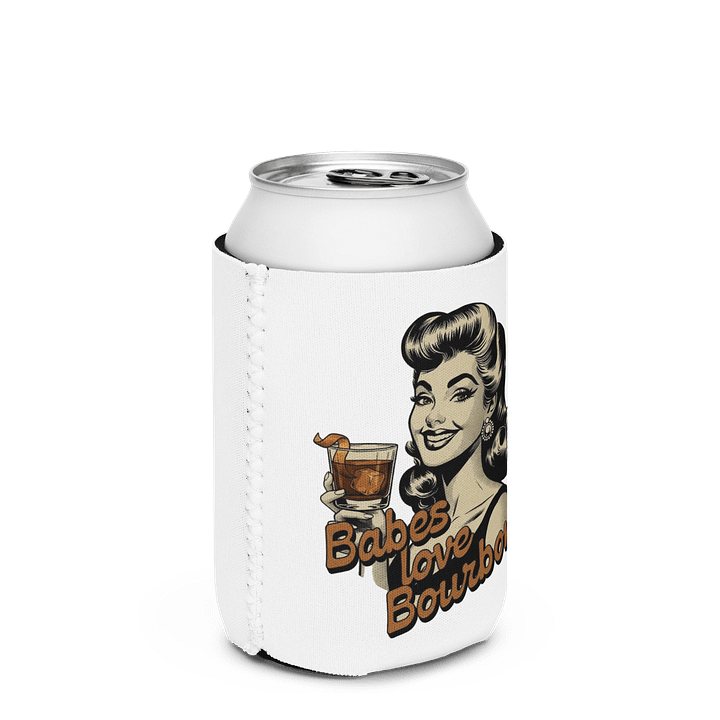 Babes Love Bourbon Coozie Can Cooler product image (2)