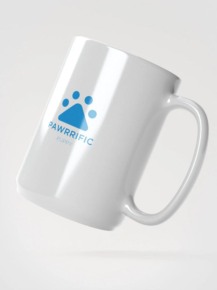 Pawrrific Puppy Logo White Glossy Mug product image (2)