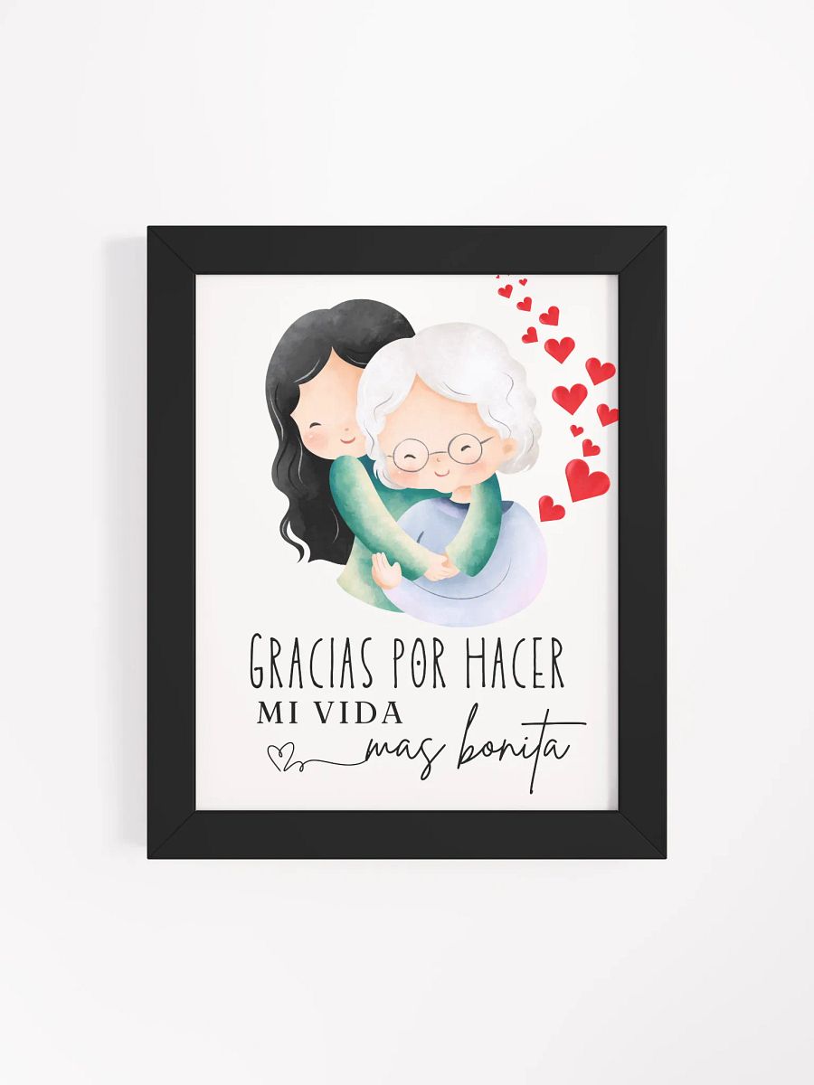 Love Mother’s Day design for Grandma Gracias Wallart product image (4)