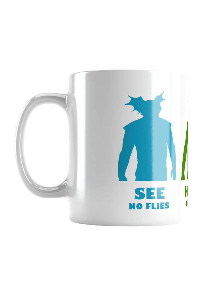 See-Hear-Harm Tri-Colour Mug product image (1)