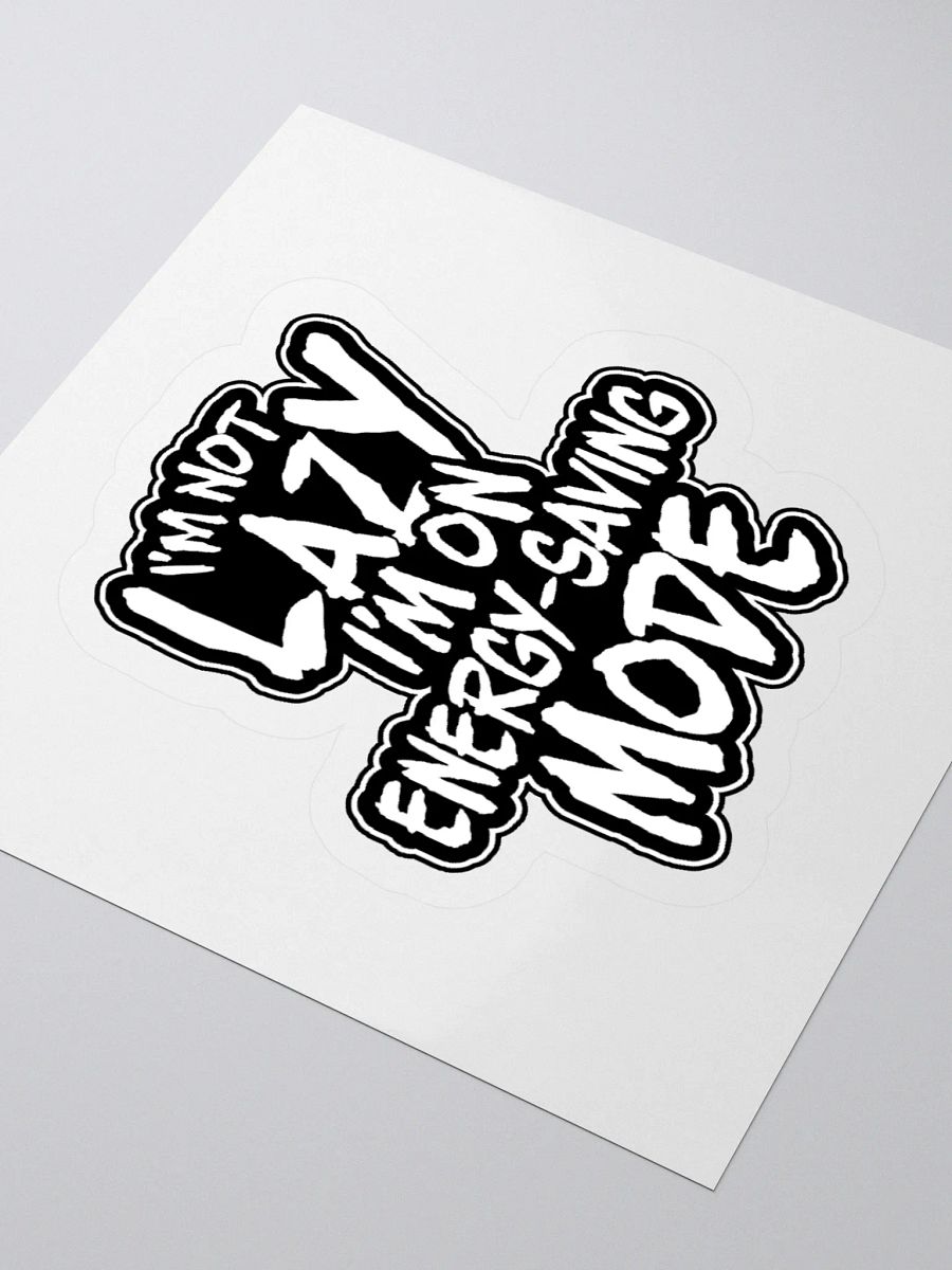 Funny Gamer Sticker – Energy-Saving Mode Engaged product image (9)