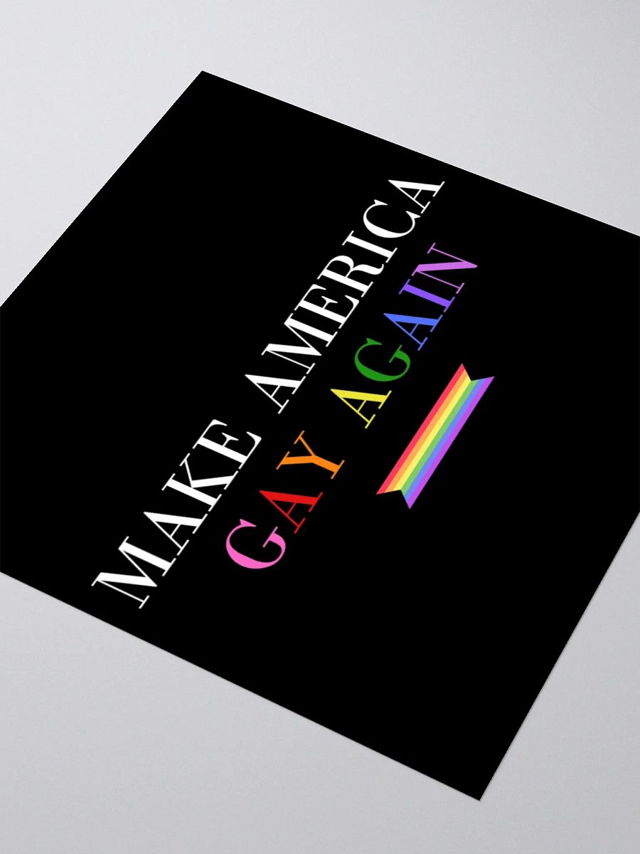 Make America Gay Again Sticker. product image (9)