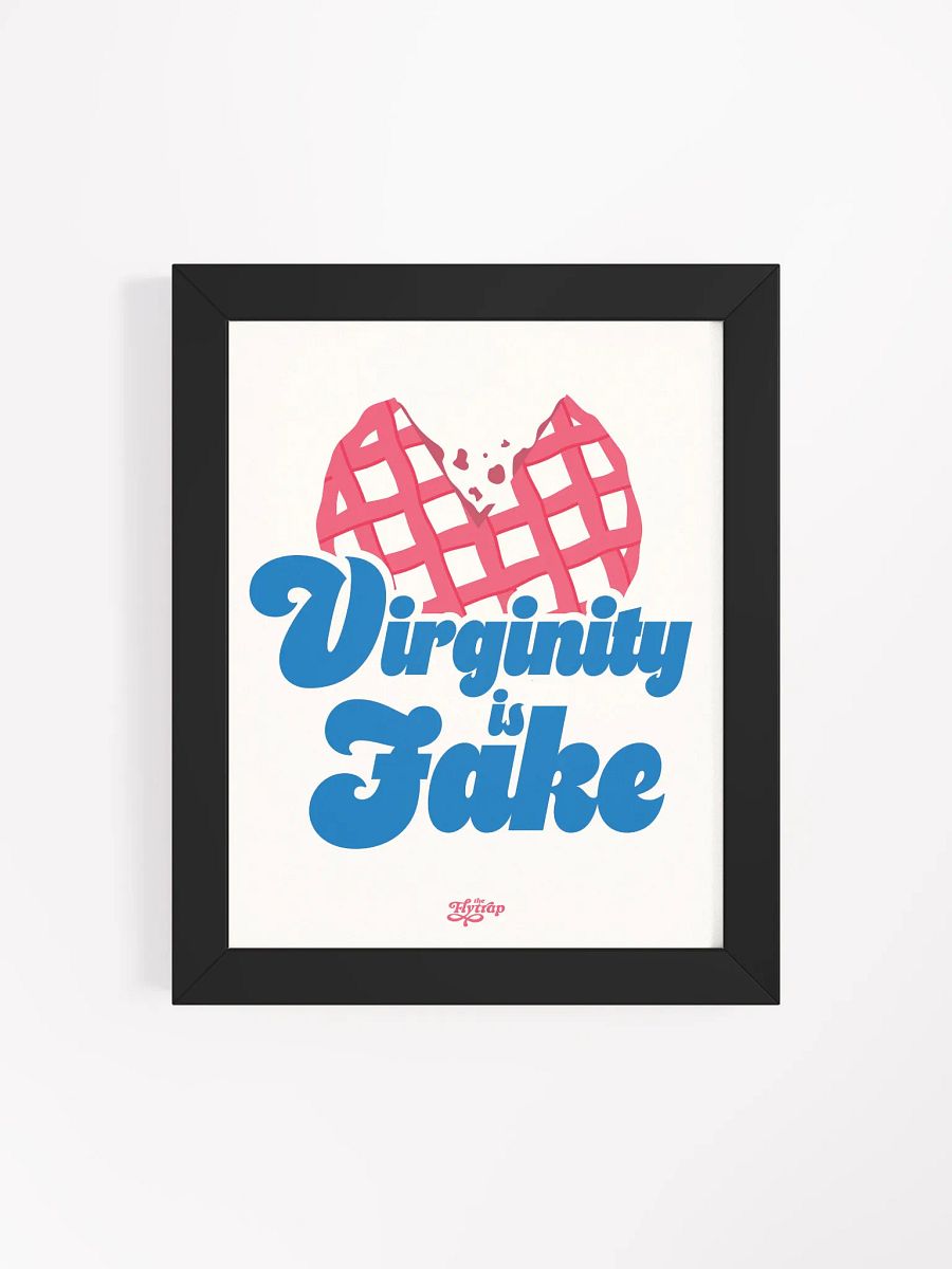 Virginity is Fake 8x10 framed poster product image (12)