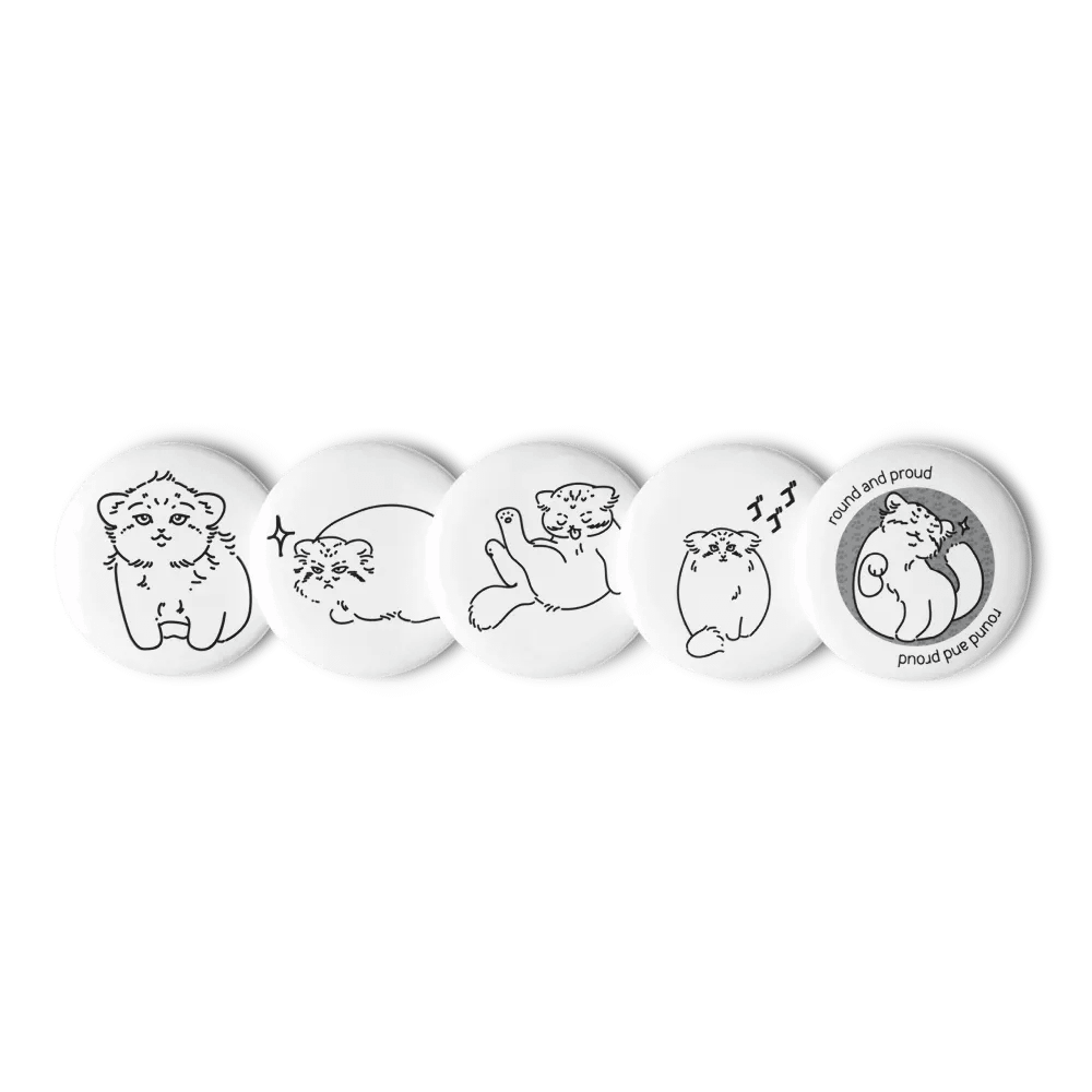 Pride Manul Pin Set - Unlabeled product image (1)
