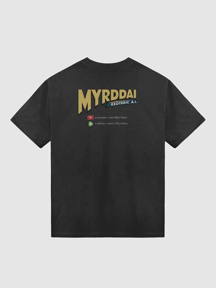 MYRDDAI: Esoteric A.I. Basic Oversized Tee with Back Logo product image (2)