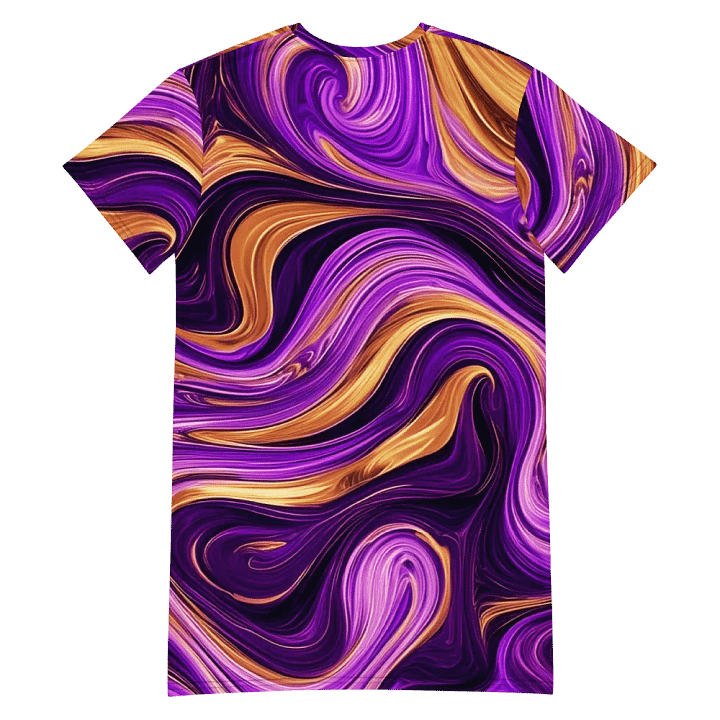 Dreamy Swirl T Shirt Dress product image (2)