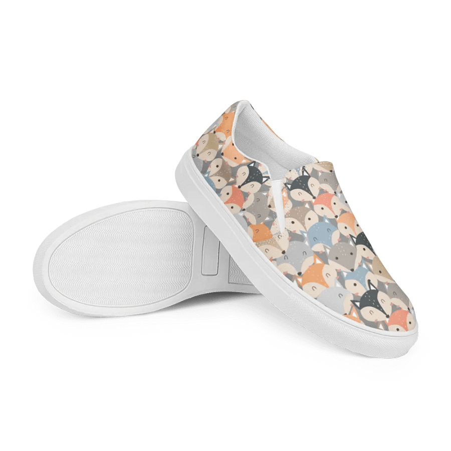 Kawaii Foxy Canvas Slip-Ons product image (7)