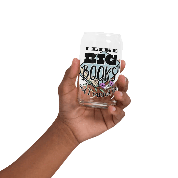 I Like Big Books Glass product image (2)