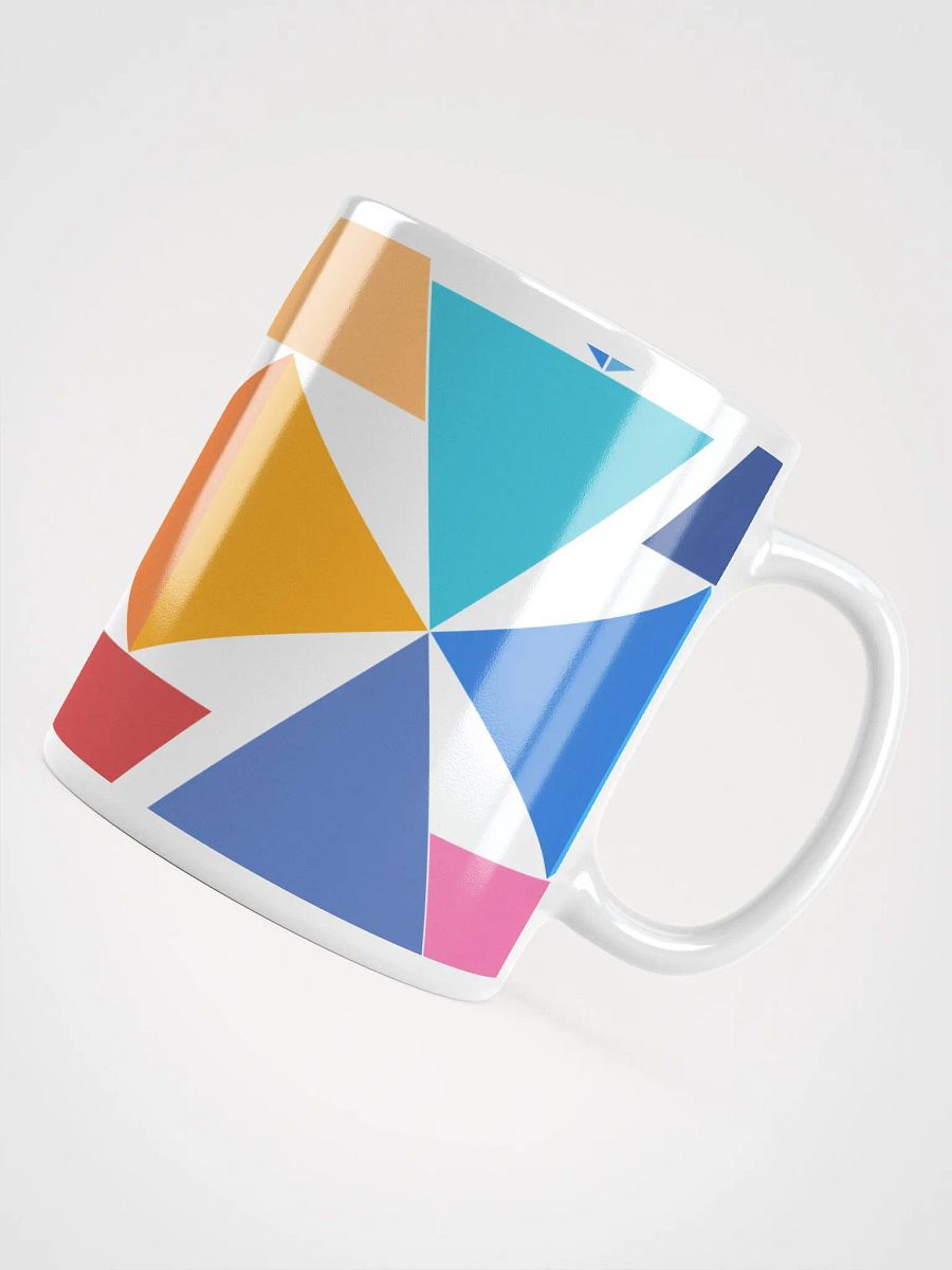 Abstract Pineapple Geometric Design White Mug product image (10)