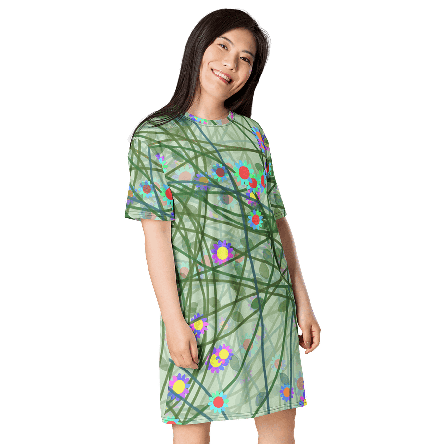 Floral Fantasy All-Over T-Shirt Dress product image (4)
